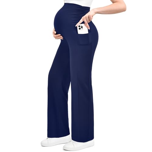Save Up to 46% on Ipletix Maternity Wide-Leg Lounge Pants - Image 2