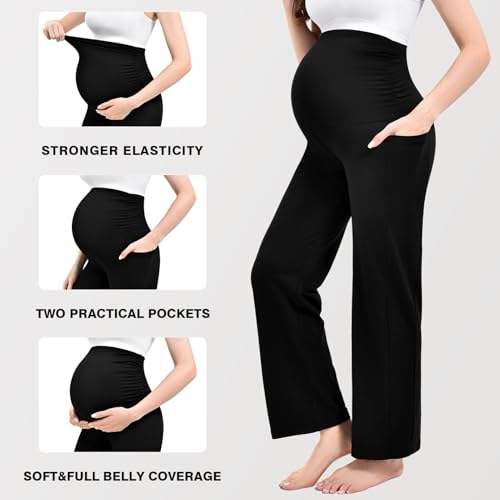 Save Up to 46% on Ipletix Maternity Wide-Leg Lounge Pants - Image 6