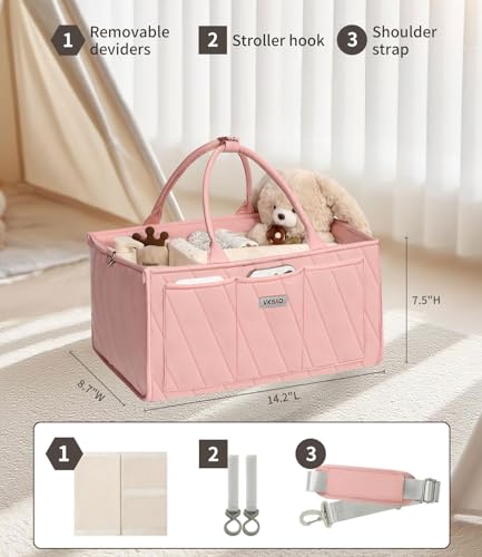 50% Off VKSAO Pink Diaper Caddy Organizer for Baby - Image 6