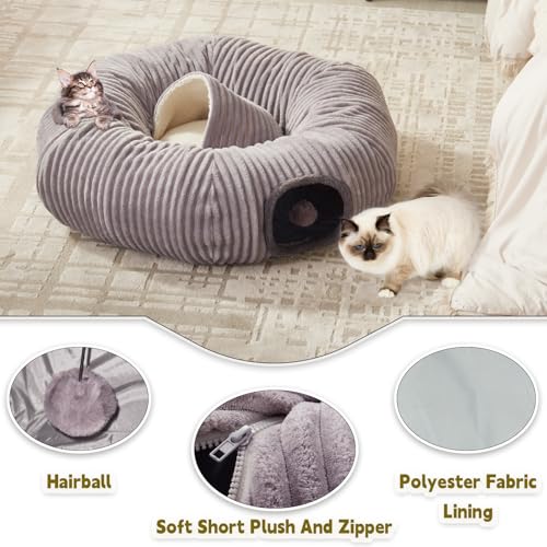 40% Off Cat Tunnel Bed with Hidden Play & Sleep Area - Image 4