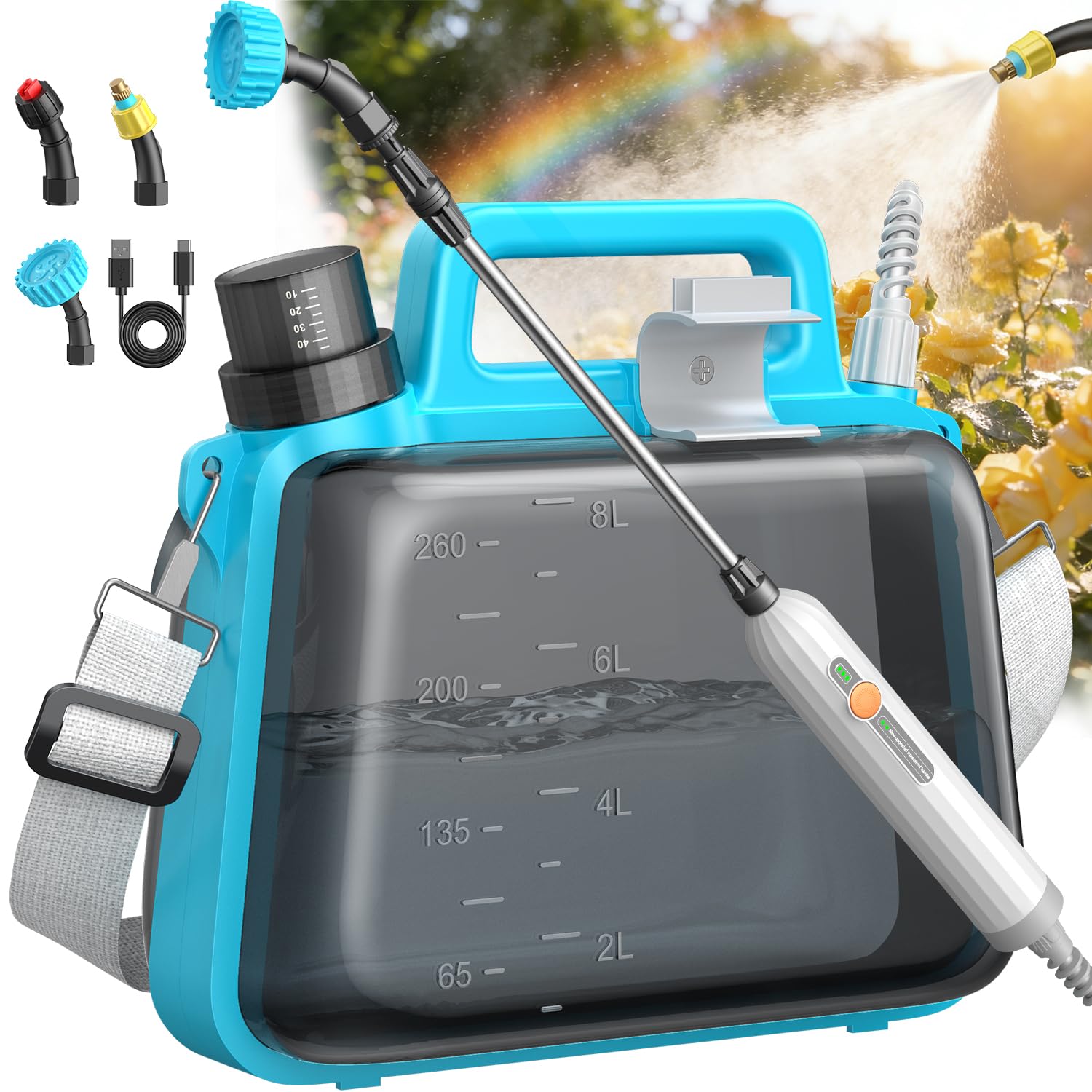 61% Off Battery Powered Garden Sprayer with Code D3ZMWJ3X - Image 1