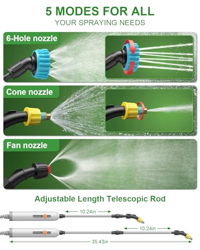 61% Off Battery Powered Garden Sprayer with Code D3ZMWJ3X - Image 5