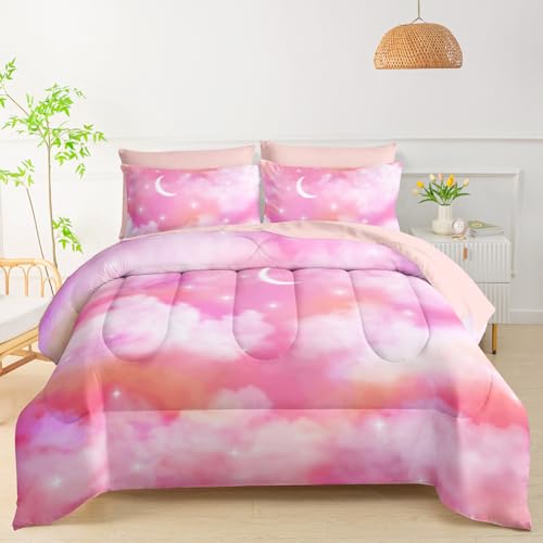 50% Off QOOMO Pink Cloud 7-Piece Kids Comforter Set - Image 2