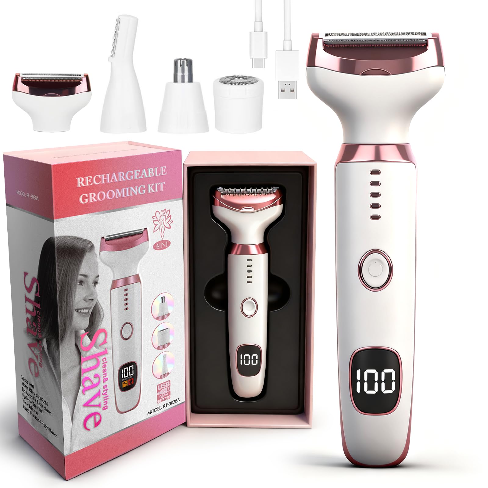 Save 40% on Beanify 4-in-1 Electric Shaver for Women & Men - Image 1