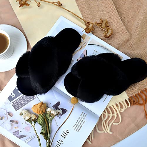 Save 50% with Code T9ZJCSB4 on Parlovable Fuzzy Slippers - Image 3
