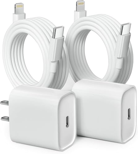 2-Pack 20W Fast Charging Block with 6FT Cable - 55% Off - Image 2