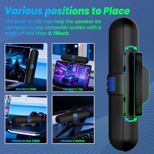 37% Off BESTISAN Bluetooth Computer Speaker with RGB Lights - Image 7