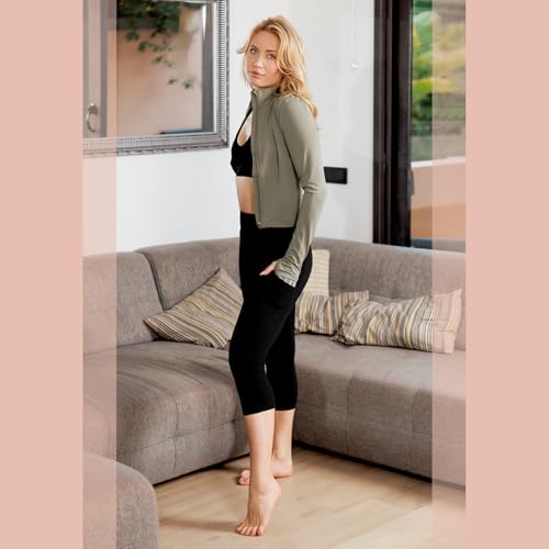 SINOPHANT High Waisted Leggings with Pockets for Women - Image 6