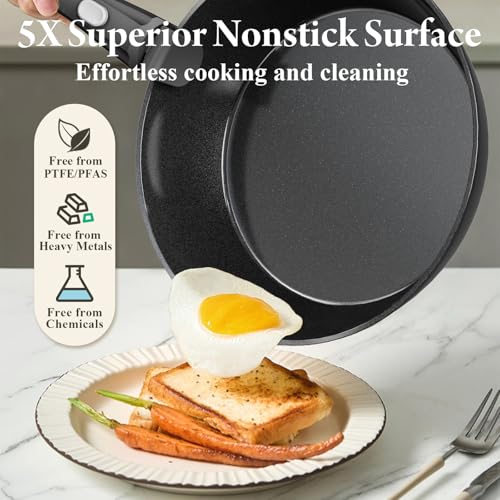 29% Off Bazova 19-Pc Non-Stick Ceramic Cookware Set - Image 6