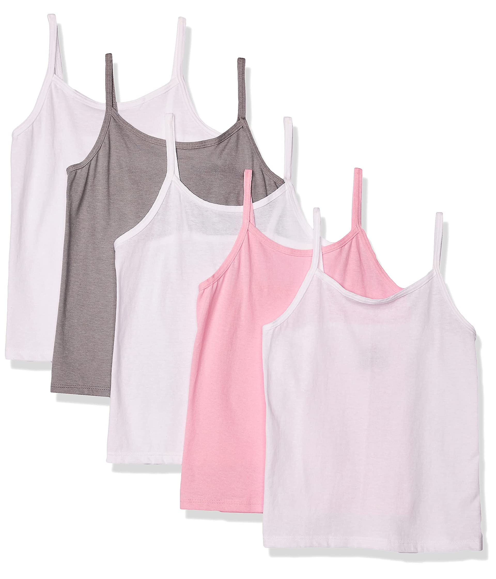 38% Off Hanes Girls' 5-Pack Cotton Cami for Toddlers - Image 1