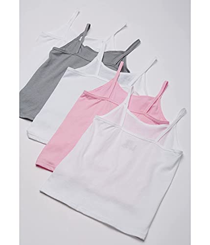 38% Off Hanes Girls' 5-Pack Cotton Cami for Toddlers - Image 4