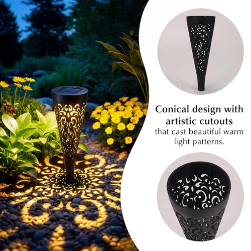 50% Off Hoikwo Solar Path Lights – Decorative Garden Glow - Image 4