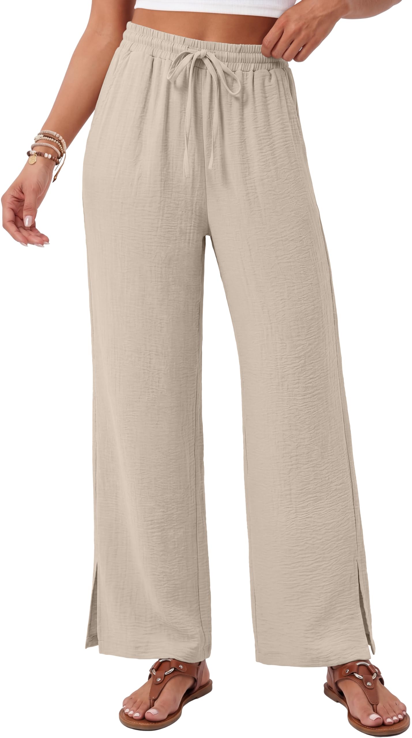 Up to 60% Off Sampeel Wide Leg Beach Pants - Image 1