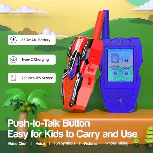 67% Off Kids Video Walkie Talkies 2 Pack Camera Voice Changer - Image 4