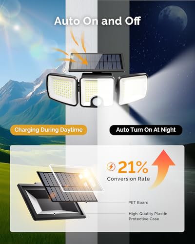 30% Off: Brightown 2 Pack Solar Flood Lights with Motion Sensor - Image 5