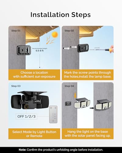 30% Off: Brightown 2 Pack Solar Flood Lights with Motion Sensor - Image 7