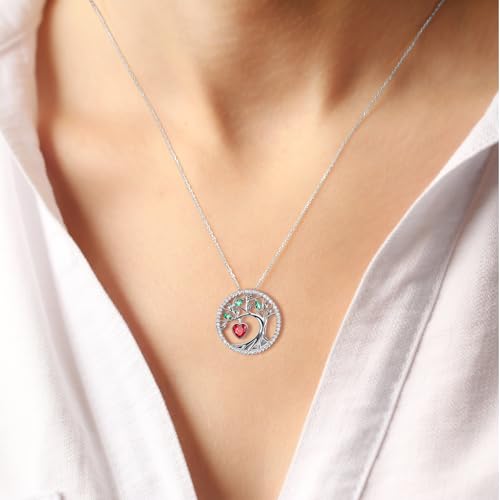 50% Off 925 Sterling Silver Tree of Life Necklace for Women - Image 4