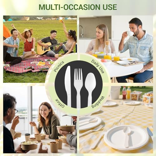 50% Off Degralight 160-Piece Compostable Cutlery Set - Image 7