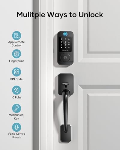 50% Off HEANTLE Wi-Fi Smart Lock Set with Code IVTW59BD - Image 3