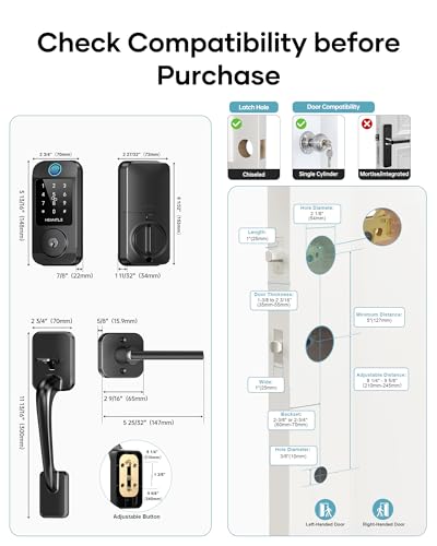 50% Off HEANTLE Wi-Fi Smart Lock Set with Code IVTW59BD - Image 6