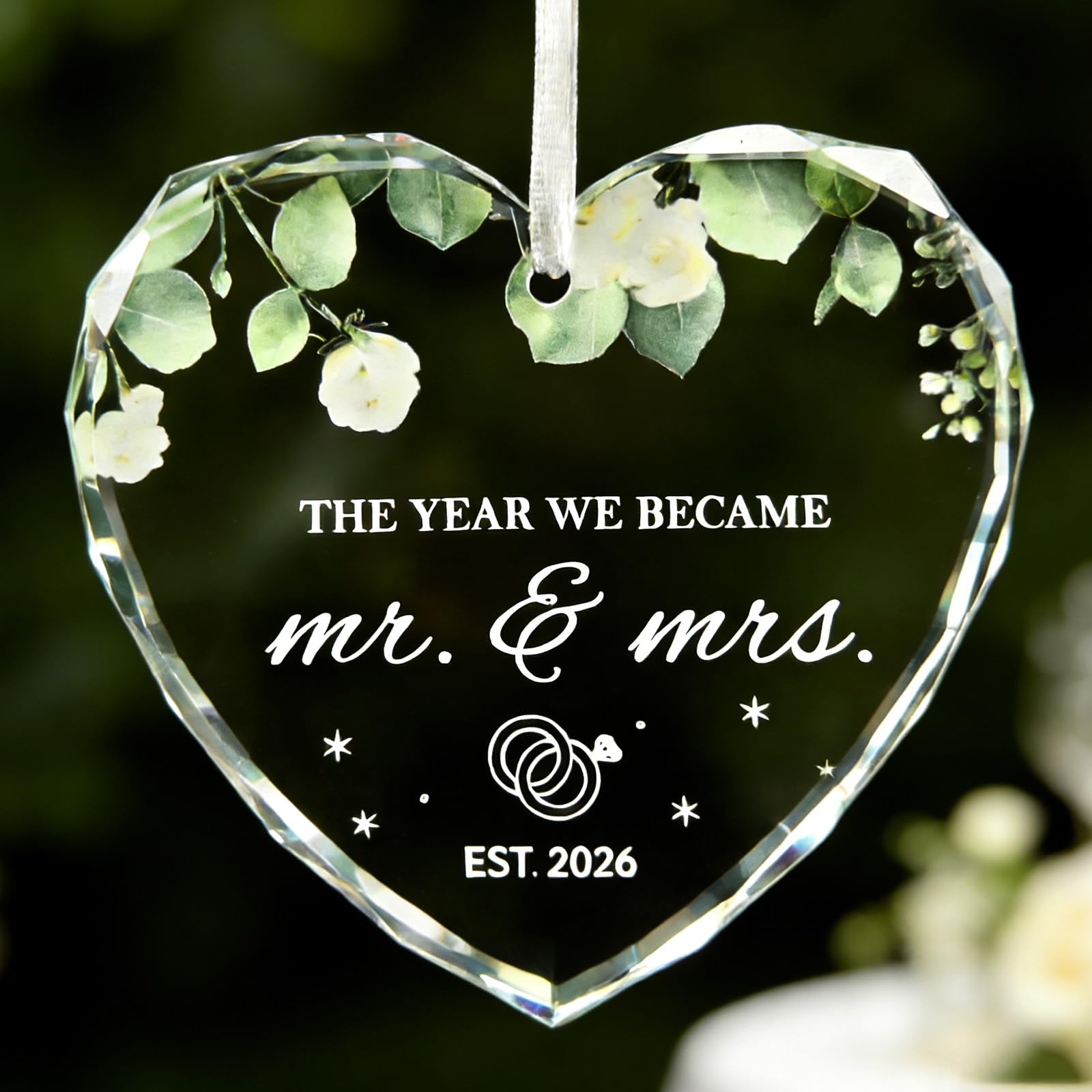 Save with Code: 2IVXFA5R on Wedding Crystal Ornament - Image 1