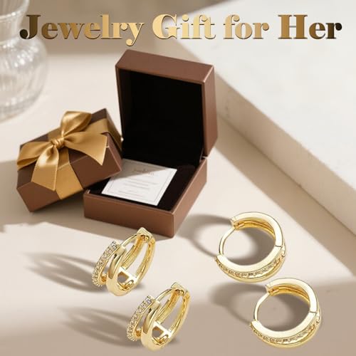 50% Off Trendy 4Pcs Huggie Hoop Earrings for Women - Image 7