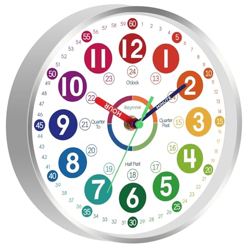 50% Off Roymnie Kids Learning Wall Clock - Image 3