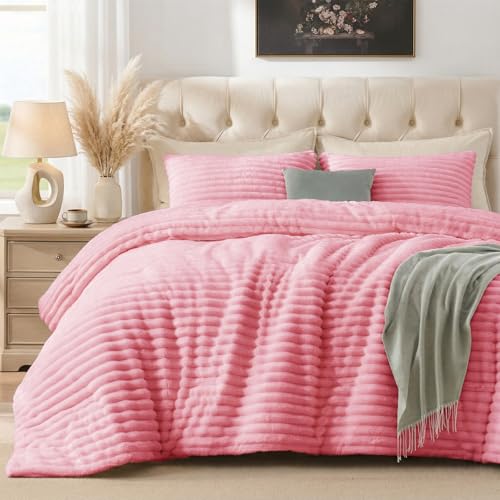 50% Off Quataly Marshmallow Queen Fleece Comforter Set - Image 2