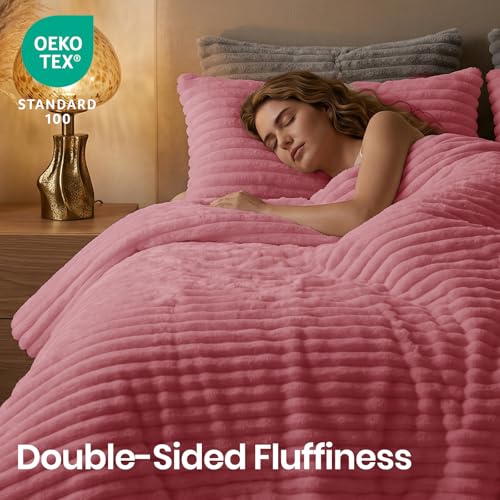 50% Off Quataly Marshmallow Queen Fleece Comforter Set - Image 5