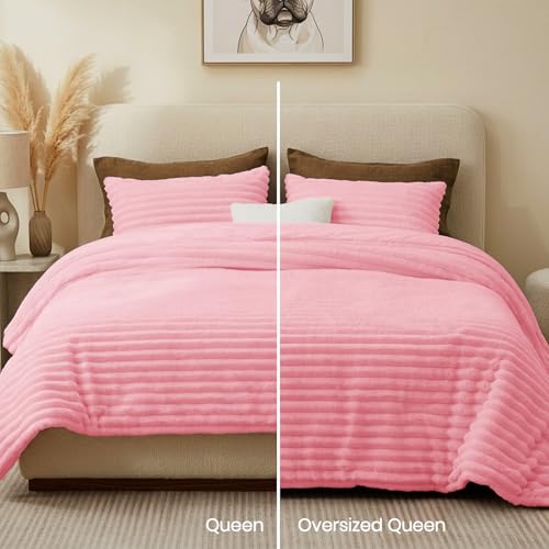 50% Off Quataly Marshmallow Queen Fleece Comforter Set - Image 7