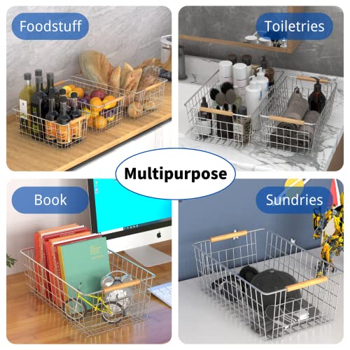 50% Off YOUVIP 3 Pack Wire Storage Baskets for Organization - Image 6