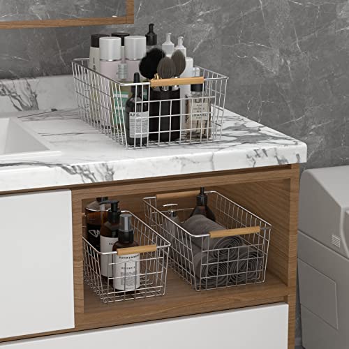 50% Off YOUVIP 3 Pack Wire Storage Baskets for Organization - Image 8