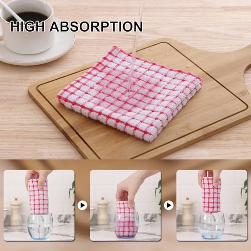 Save 39% on 12 Pack Super Absorbent Cotton Kitchen Dish Cloths - Image 6