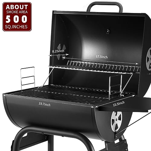 46% Off DNKMOR Charcoal Grill with Side Table - Image 3