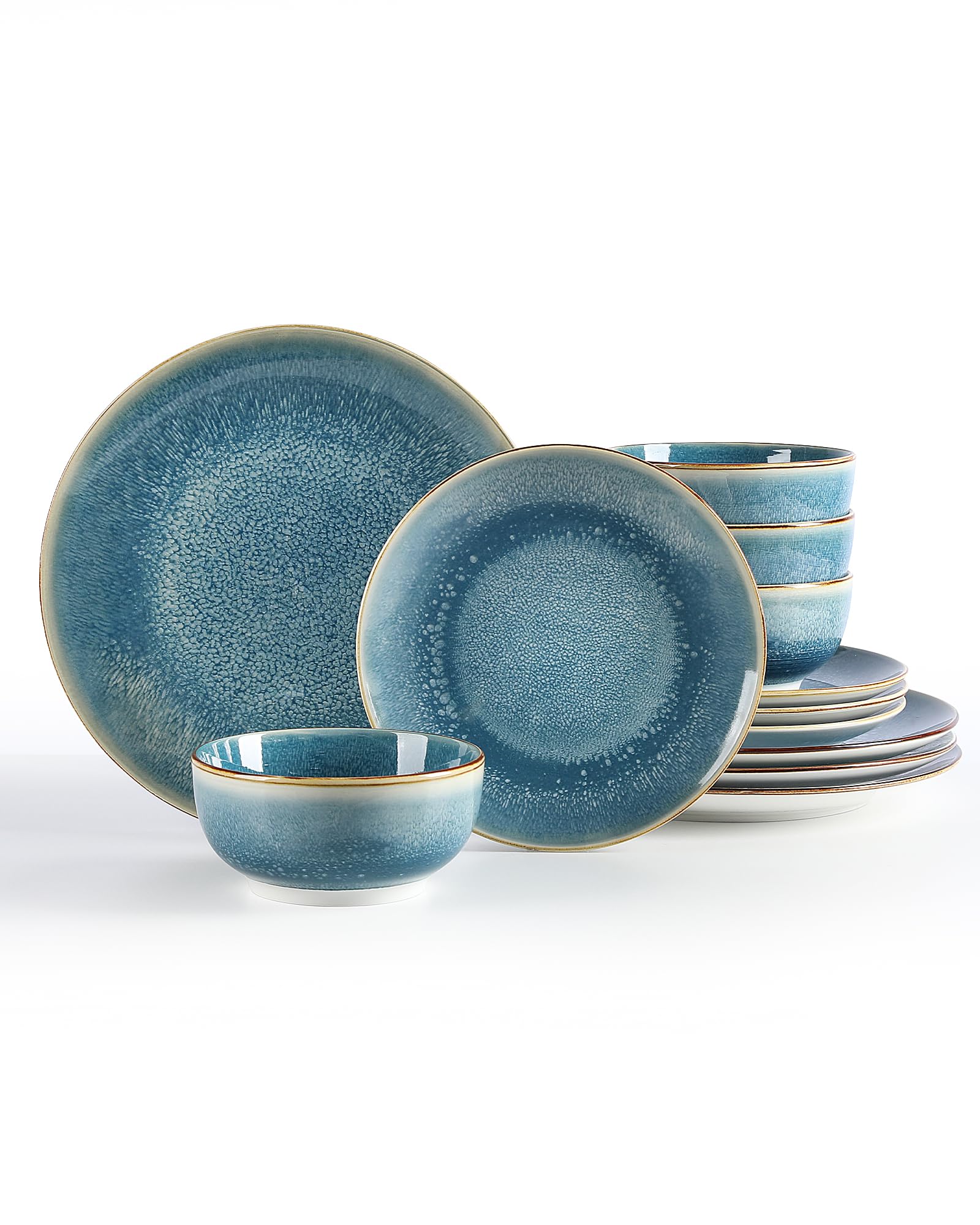 48% Off Sweejar 12-Piece Dinnerware Set – Elegant & Durable - Image 1