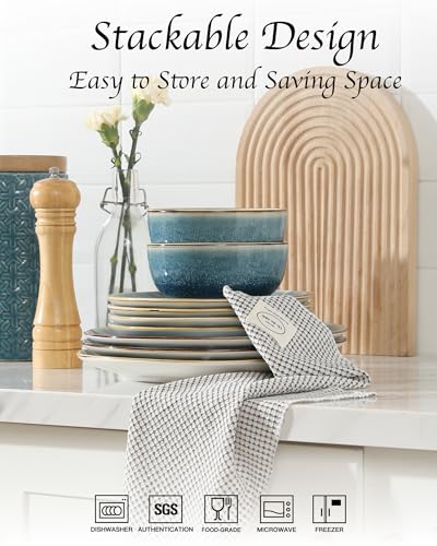 48% Off Sweejar 12-Piece Dinnerware Set – Elegant & Durable - Image 6