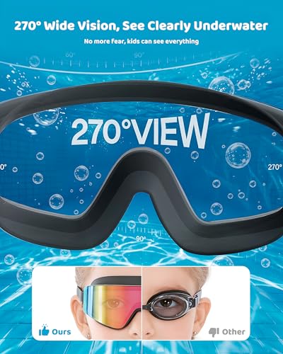 Save 55% on Aegend Kids Swim Goggles 2 Pack - Image 4