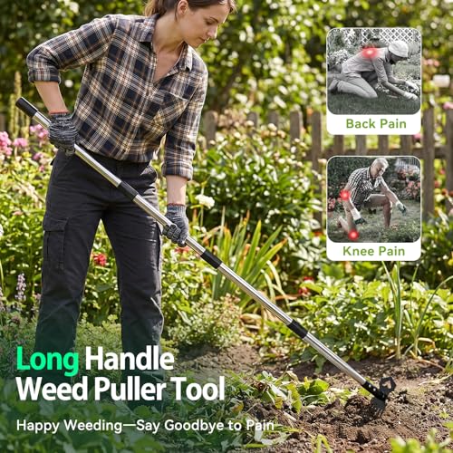 30% Off 60" Weed Puller – Stand Up Weed Removing Tool - Image 4