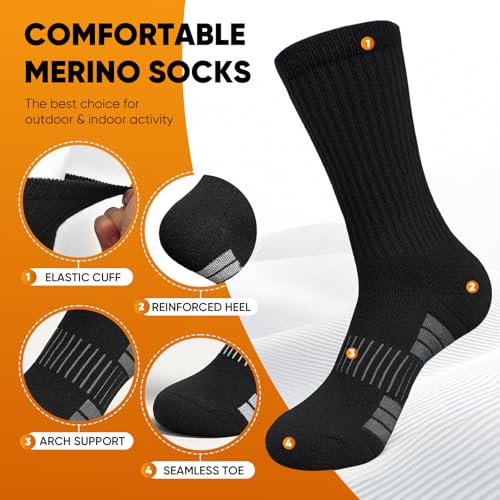 47% Off Merino Wool Hiking Socks for Men Women - Image 5