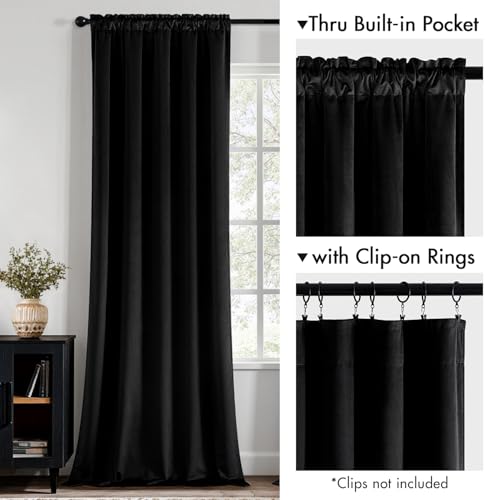 39% Off MIULEE Blackout Curtains - Soft Velvet Panels - Image 5
