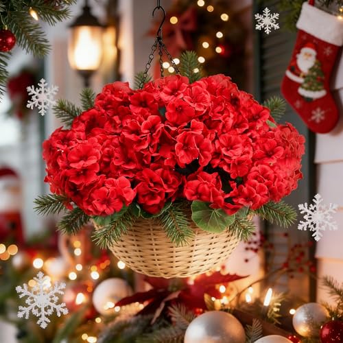 50% Off Realistic UV-Resistant Artificial Geranium Flowers - Image 7