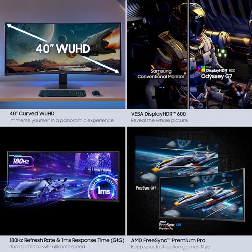 27% Off Samsung 40" Odyssey G7 Curved Gaming Monitor - Image 5