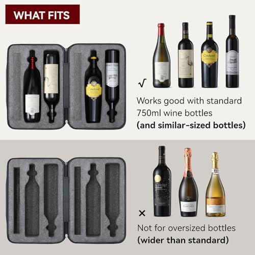 50% Off AOZITA Wine Travel Case for 4 Bottles, $29.99 - Image 6