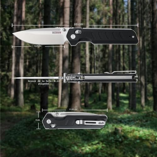 50% Off BEZUBIN Folding Knife VG10 Steel EDC Blade - Image 3