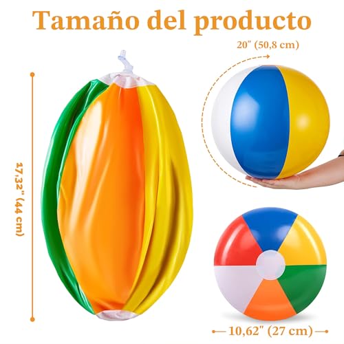 37% Off JOYIN 4-Pack 20" Beach Balls – Pool Toys - Image 6