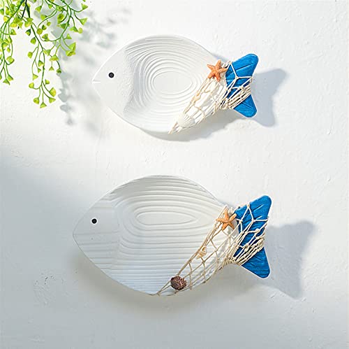 50% Off Nautical Wooden Fish Wall Decor Set - Image 2