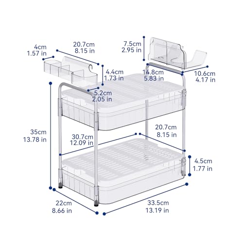 50% Off Bathroom Organizer Tray with Hairdryer Holder - Image 6