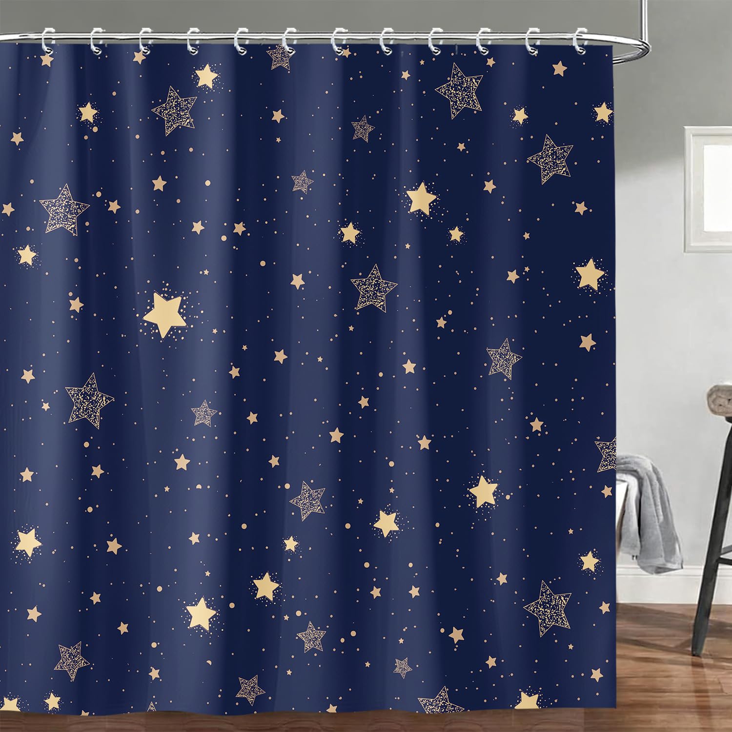 47% Off Starry Night Shower Curtain - Only $8.49 - Image 1