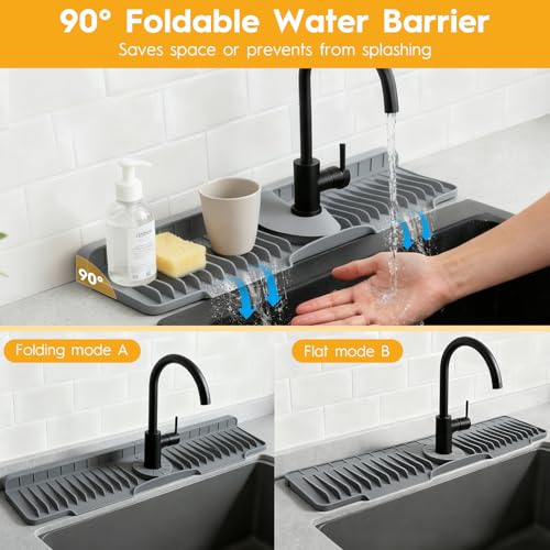 50% Off XiflLife 24" Silicone Sink Mat with Fast Drainage - Image 6