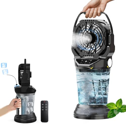 50% Off Portable Misting Fan with 30000mAh Battery - Image 2